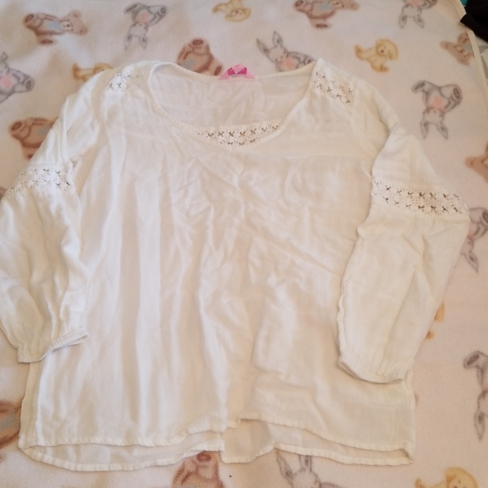 Lilly pulitzer white linen top💗SALE💗